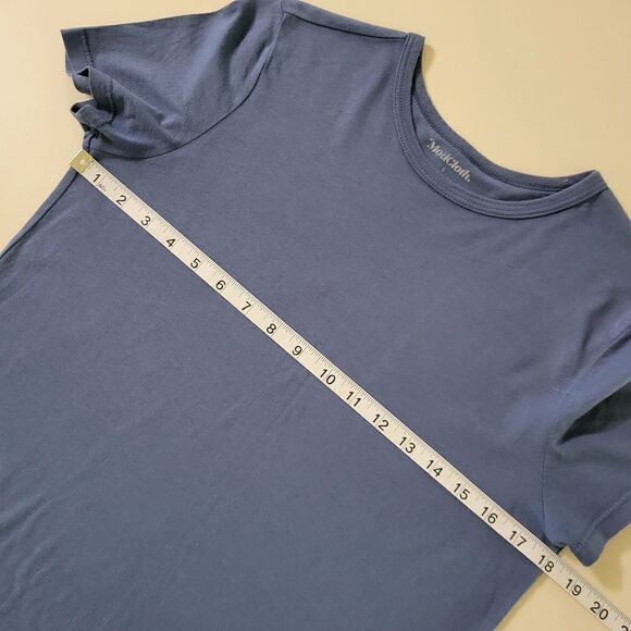 ModCloth Women's Blue Crewneck Short Sleeve Pullover Top - Picture 5 of 9